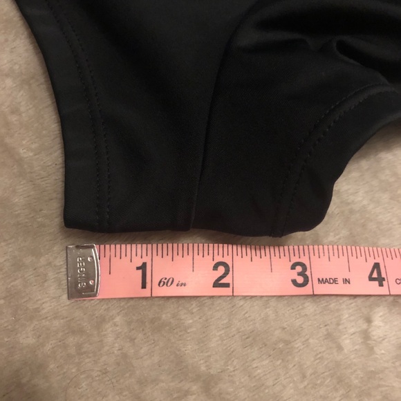 Black Tropical Escape Swim Boyshort, Size 18 - Picture 10 of 12